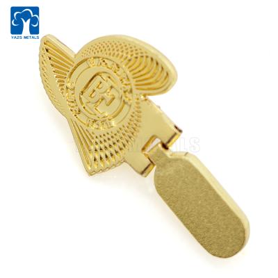 China As free deraction design gold design lapel pin metal badge lapel pin suppliers for sale