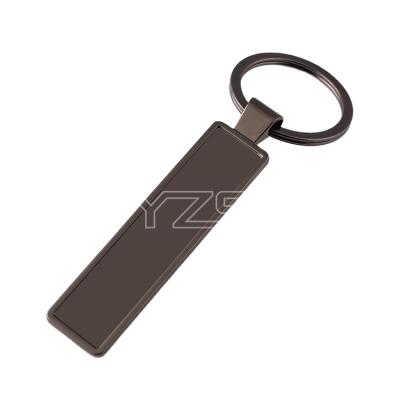 China Europe Mute Key Chain Wholesale Car Metal Nickel Key Black Chain Badges for sale