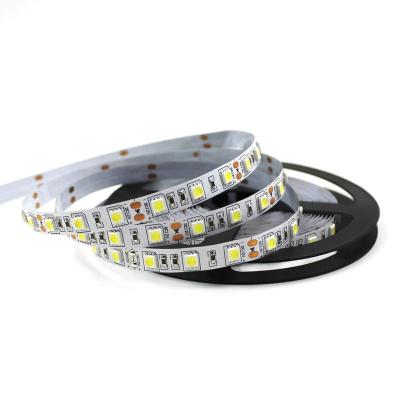 China Office Bedroom Decoration IP65 DC12V 60LED 14W/M Super Bright Flexible SMD 5050 LED Strip for sale