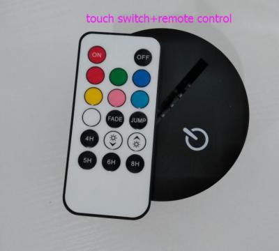 China 3D Push Button LED Light Display RGB7 Colors for sale