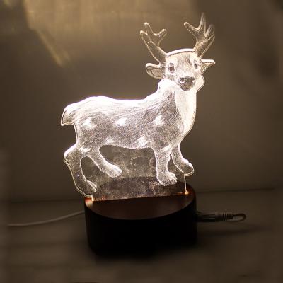 China 2017 NEW ARRIVAL of 3d room carve interior 3D night light one color for sale