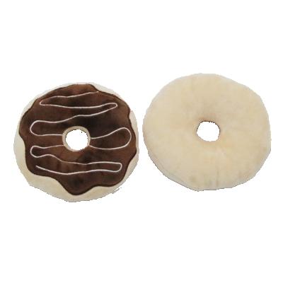 China Sustainable Squeaky Donutz Plush Dog Toy Set Stuffed Donuts Durable With Squeakers Can Be Custom Made for sale