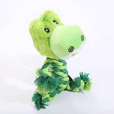 China Custom Sustainable Wholesale Interactive Rope Plush Dog Smart Pet Toy Chew New for sale