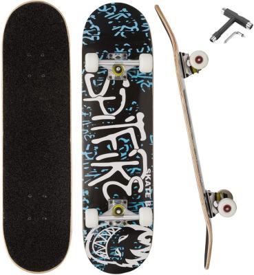 China Youth Skateboard On Sale 31 Inch Complete Standard Skateboard 7 Layers Maple Skateboard Deck With Durable Sports Outdoor Pad Board for sale