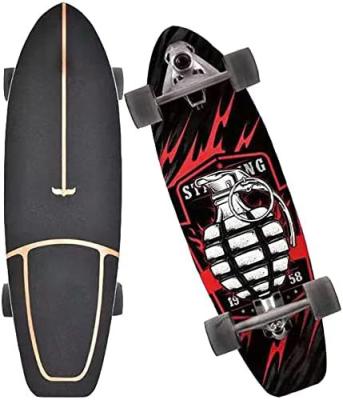 China Wholesale Canadian Youth Maple Tailor Surfskate With Truck CX7 Street Wave Cruiser Land Surf Boards Skateboard Surf Skate for sale