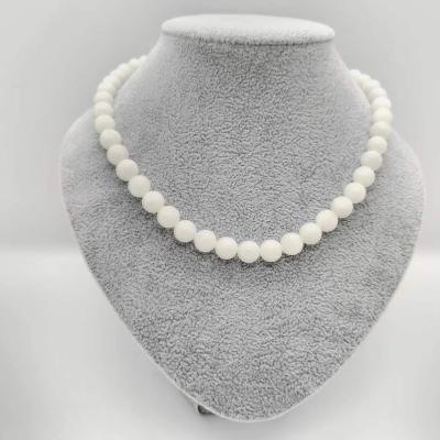 China Hetian CLASSIC white jade fashion necklace for sale