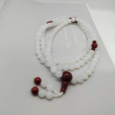 China TRENDY White Hetian Jade Fashion Necklace for sale