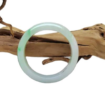 China Green Jade Bracelet Jewelry Various Texture Factory Sale Natural Solid Jade Bracelet for sale