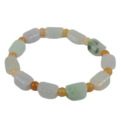 China Texture New Type Jade Hand String Natural Jade Bracelets From China Top Selling for sale