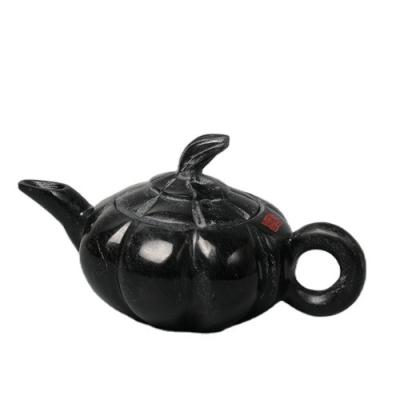 China Low Texture Price Guaranteed Quality Jade Teapot Ornaments Jade Creative Sculpture for sale