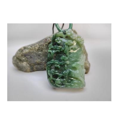 China Texture Guaranteed Quality Price Suitable Natural Jade Sika Deer Pendant Jade Sculpture Pendant for sale