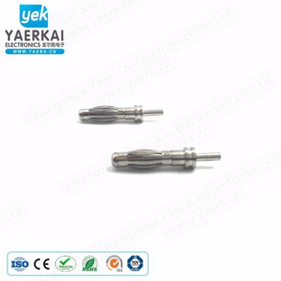 China audio & Male Video 4mm Banana Plug Electronic Connectors for sale