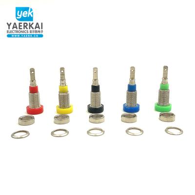 China audio & YAERK Video Customized Customized Post Binding 2mm Banana Female Plug for sale