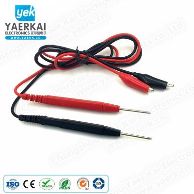 China Electronic Instrument YAERK Multimeter Test Lead Alligator Probe Test Cable Lead For Custom for sale