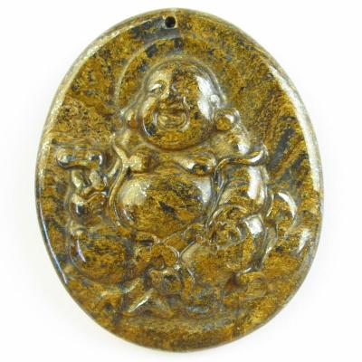 China Angel Free Shipping High Quality Carved Bronzite Maitreya For Necklace DIY Pendant Jewelry for sale