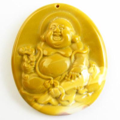 China Angel Free Shipping High Quality Carved Mookaite Gem Maitreya For DIY Necklace Pendant Jewelry for sale