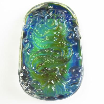 China Angel Free Shipping Hot Sale Mood Stone Color Change Mood Stone Dragon For DIY Necklace Pendant Jewelry for sale