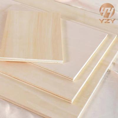 China Durable Basswood Plywood 2mm 3mm 4mm 5mm 6mm 9mm 10mm 15mm 18mm 20mm Two Sides Polishing Laser Cutting Commercial Basswood Plywood for sale