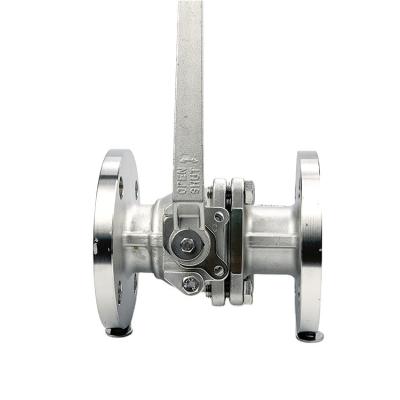 China New General Styte Customized Ball Valve With Mounting Bracket ISO5211 JIS Flange Stainless Float Ball Valves for sale