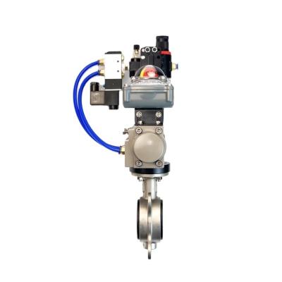 China Pneumatic butterfly valve times general warranty various grade stainless steel 304 unique 2