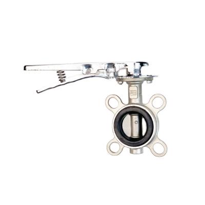 China General Goods Using Low Price High Quality 304 Stainless Steel Wafer Butterfly Valve 3