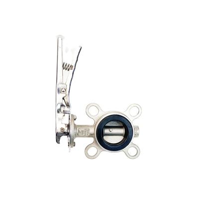 China General hot sale China factory high quality 304 stainless steel wafer butterfly valve for sale