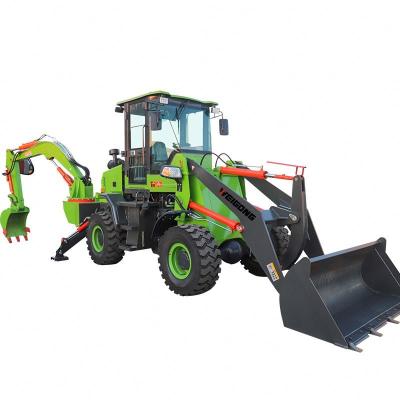 China Hotels Manufacturer 4x4 Backhoe Loader Retroexcavadora China Wheel Mini Excavator Backhoe Loader for sale