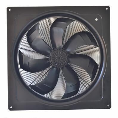 China Cold Rolled Steel Outer Motor 800mm Axial Rotor Fans With Panel Grille for sale