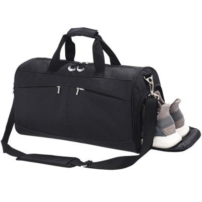 China Outdoor Sports Gym Bags Wholesale Gym Bag Sports Custom Logo Sports Gym Duffel Bag With Wet Pocket Shoe Compartment Men And Women for sale