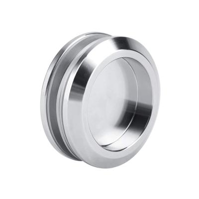 China Modern Round Stainless Steel Handle Pull Knob For Shower Glass Sliding Door for sale