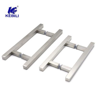 China 201/304 modern stainless steel sliding door handle for glass door use for sale