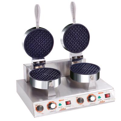 China Best Non-Stick Cooking Outside Selling Double Head Waffle Maker Commercial Pancake Maker for sale