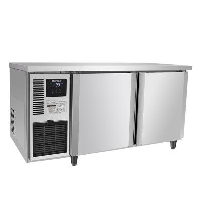 China Hotel Stainless Steel Kitchen Storage Cabinet Under Counter Fridge Worktop Fridge for sale