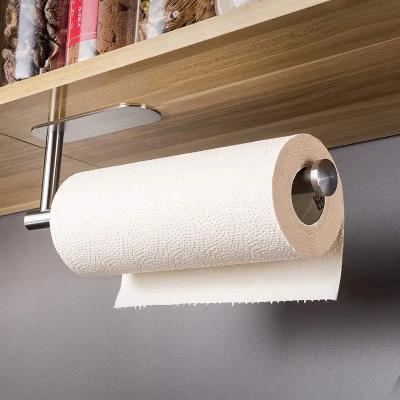 China Modern Wall-mount Paper Towel Rack Toilet Paper Storage Shelf Toilet Paper Holder for sale