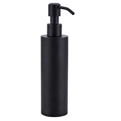 China Foam Soap Dispenser Hotel Wall Liquid Soap Dispenser Matte Black Hand Soap Dispenser For Bathroom Sets for sale