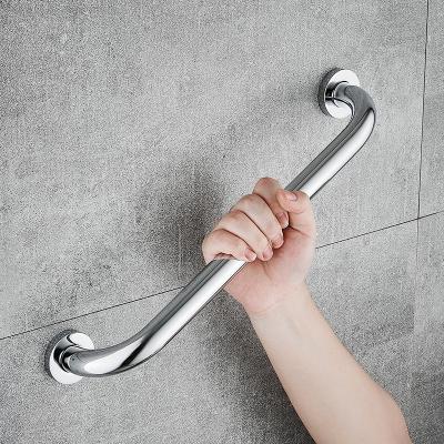 China Modern Stainless Steel Bathroom Handrail Bathroom Shower Accessories Handle Handicapped Safety Handrail for sale