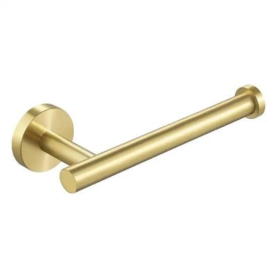 China Modern Stainless Steel Bathroom Accessories Gold Toilet Paper Holder for sale