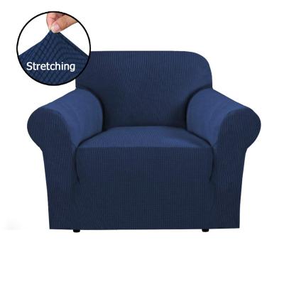 China Elastic Single-Seat Sofa Cover Jacquard Stretch Armchair Cover 1 Seater Couch Cover Slipcover for sale