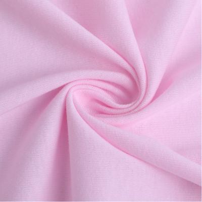 China Anti-Static High Quality Soft Organic 100% Cotton Jersey Knit Fabric For Baby T-shirt for sale