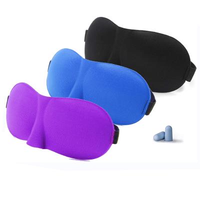 China 3D Sleep Mask Silk 3D Sleep Mask Contoured 100% Blackout Eye Mask For Night Sleep Blindfold For Women Men Eye Shades For Travel Naps for sale