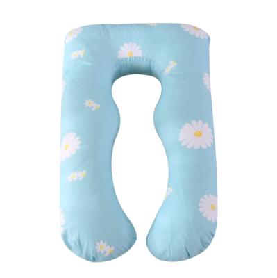 China Memory Color Washed Cotton Pregnancy Pillow U-Shape Body Pillow Full And Hips Back Legs Maternity Support Swell For Pregnancy Women for sale