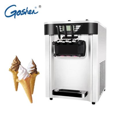 China Snack Factory Restaurant Table Top Soft Serve Ice Cream Machinery Manufacturing Business For Sale for sale