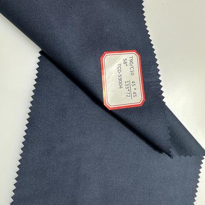 China 90/10 TC Poplin Fabric 133*72TC 45 Count 13372 Polyester Cotton Cloth for sale