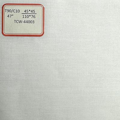 China Polycotton Pocket Cloth TC Fabric Bleached White Dyed TC 45x45 110x76 for sale