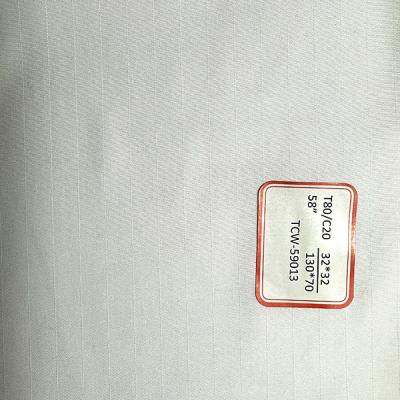 China TC90/10 45X45 96X72 63 Polyester / Cotton Black Pocket ClothBen White Bleached Pocket Cloth for sale