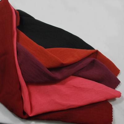 Cina Larghezza 150 cm 100% poliestere spandex CEY tessuto colorato semplice per abiti in vendita