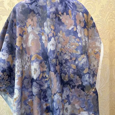 China China Wholesale Floral Printed Fabric 100% Viscose Rayon Material Tela For Female Nightwear for sale