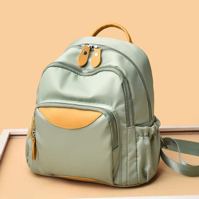 China Fashion contrast color backpack fashion leisure backpack women 2022 new to women wholesale for sale