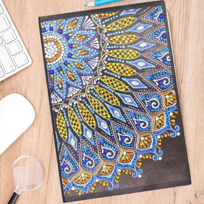 China New Special Shaped Mosaic Diamond Art Mandala Cartoon Animals Gift of 5D DIY Diamond Painting Notebook 50 Sketchbook A5 Classic/Postmodern Pages for sale