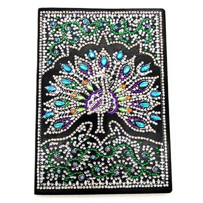 China New New Classic/Postmodern Creative Diamond Painting Stitch A5 Notebook Diary DIY Album Mandala Special Shape Diamond Cross for sale